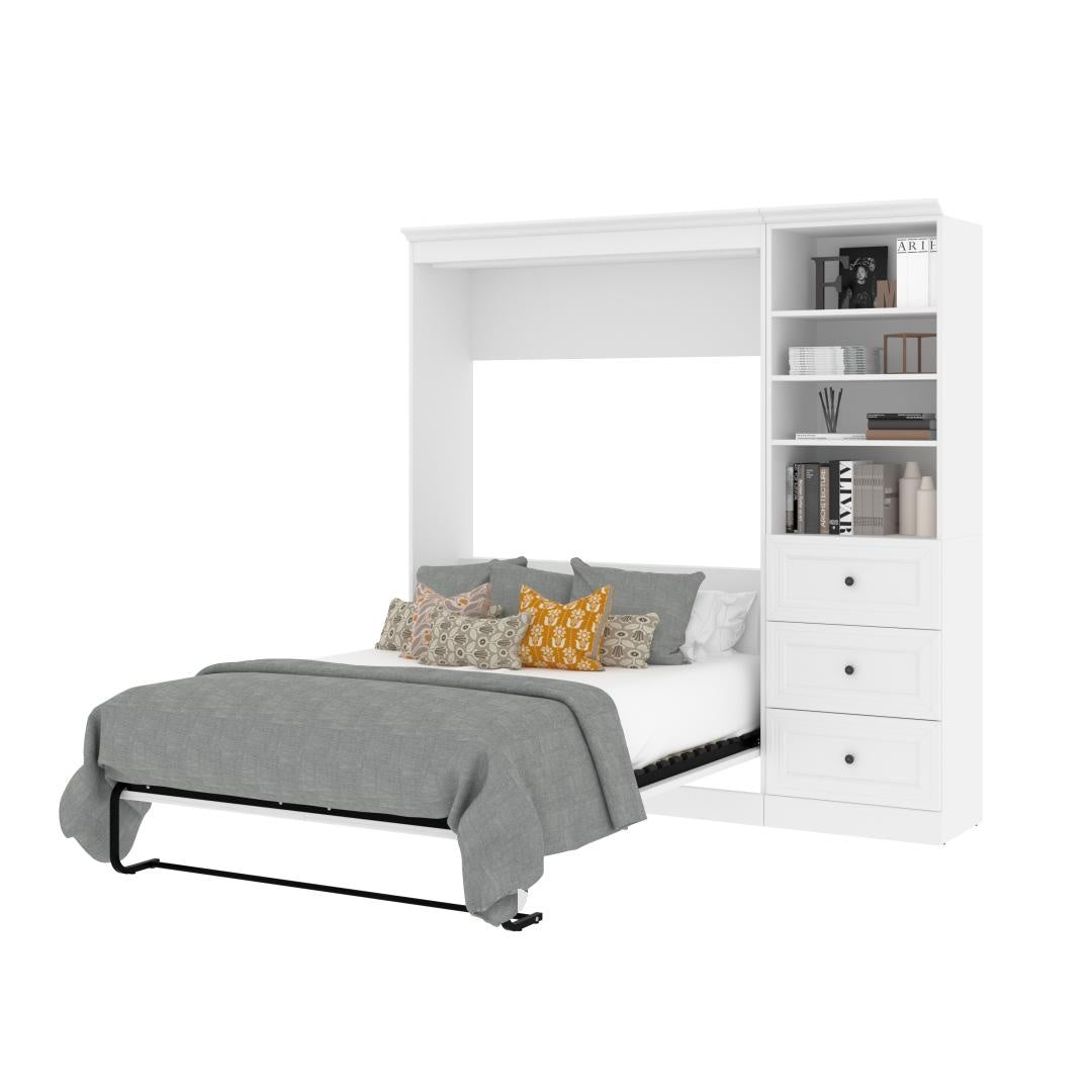 40896 - Versatile Collection 84" Full Wall Bed & Storage w/Drawers  by Bestar