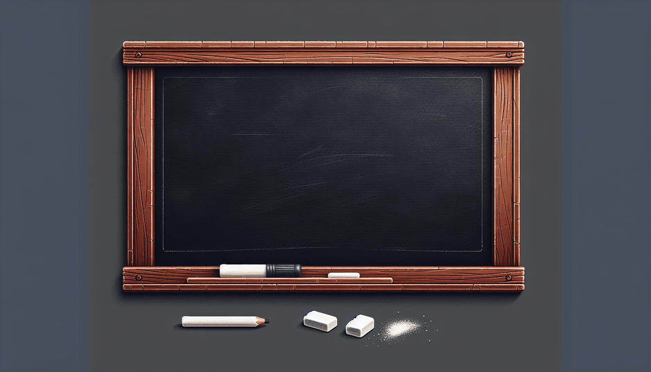 How To Clean A Chalkboard?