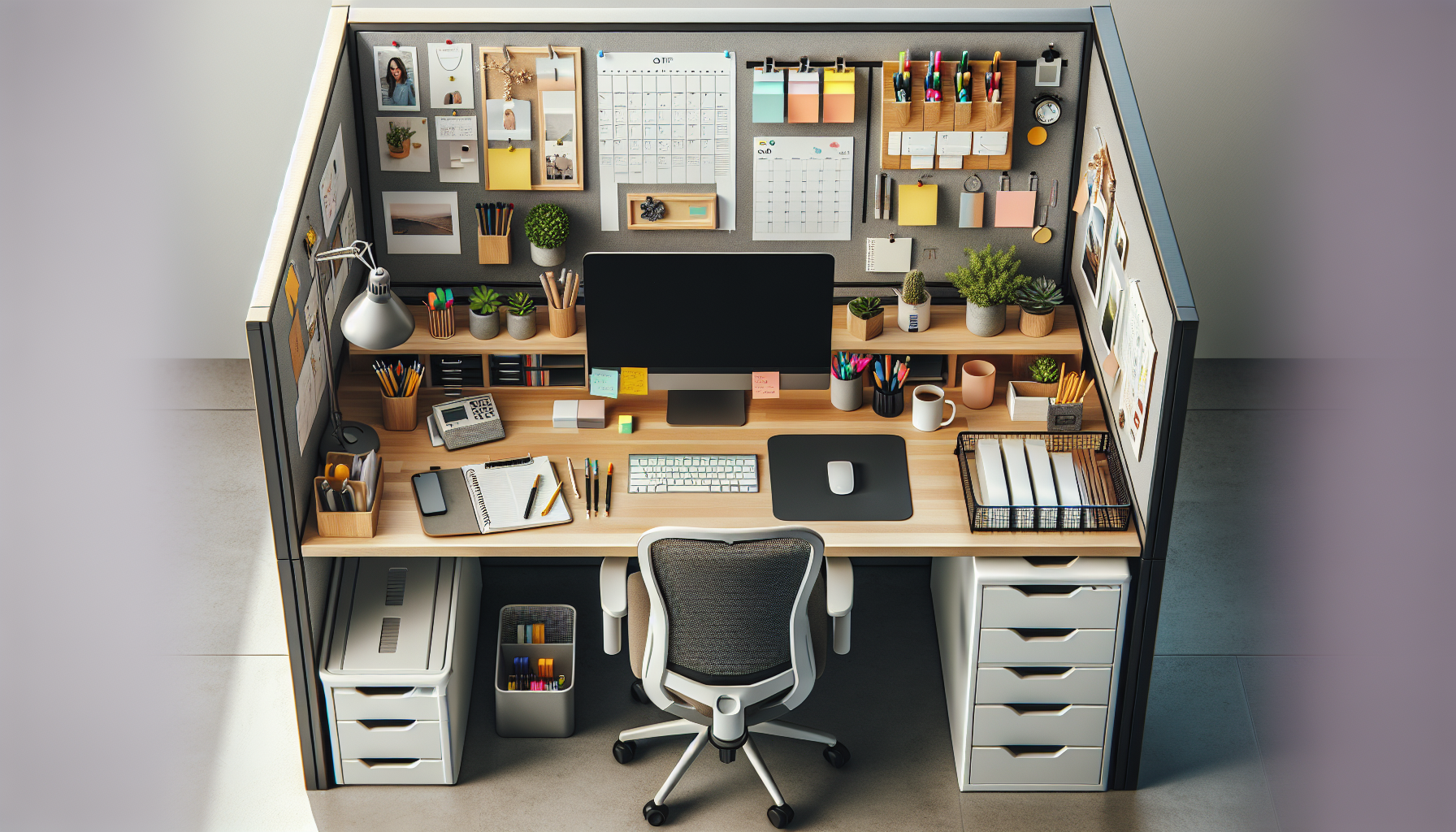 How To Organize Your Desk Office Or Cubicle At Work?