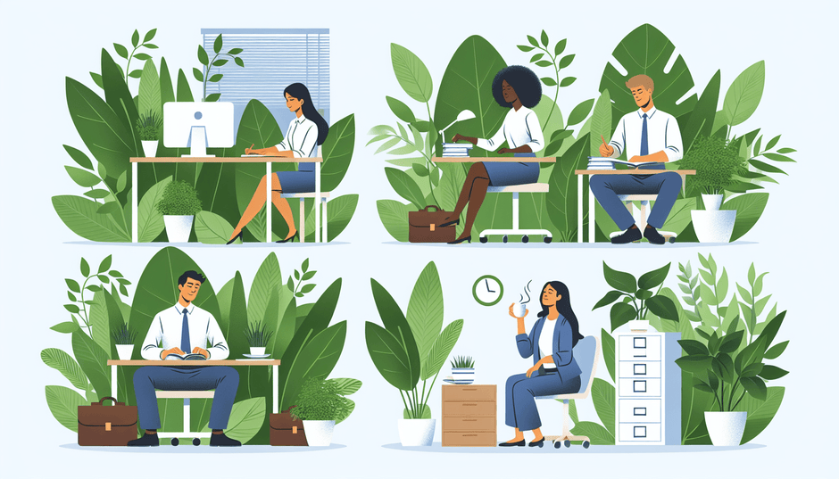 The Benefits Of Office Plants For Stress Reduction