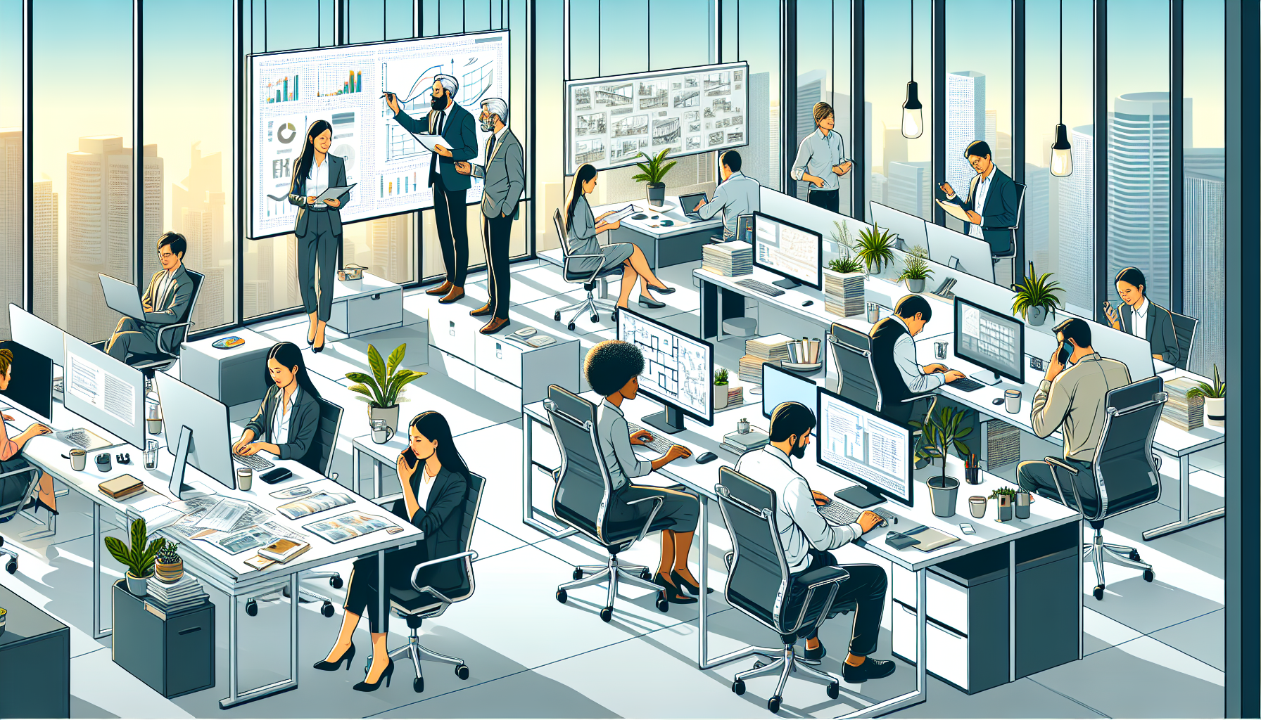 Examples Of Effective Teamwork Office Layouts
