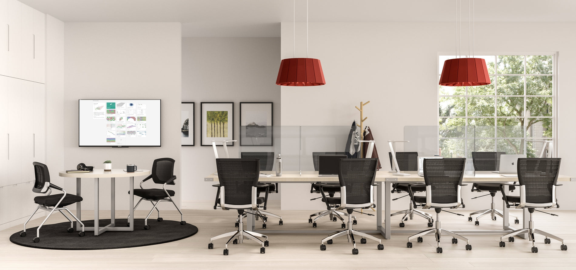 Modern Open Plan Office by Safco