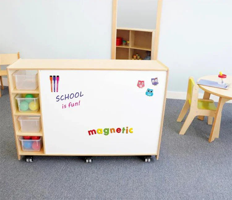 WB1768 - Magnetic Write And Wipe Mobile Cabinet by Whitney Bros