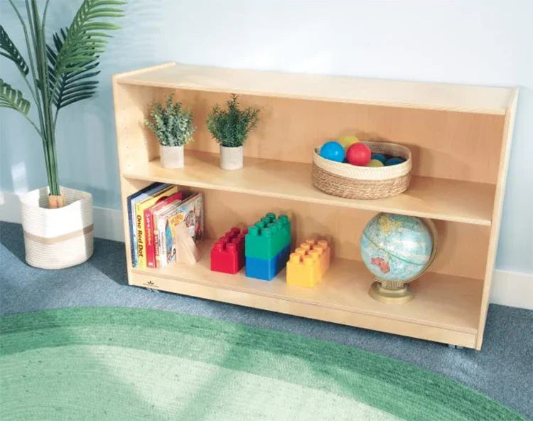 WB1851 - Mobile Two Shelf Cabinet 30"H by Whitney Bros