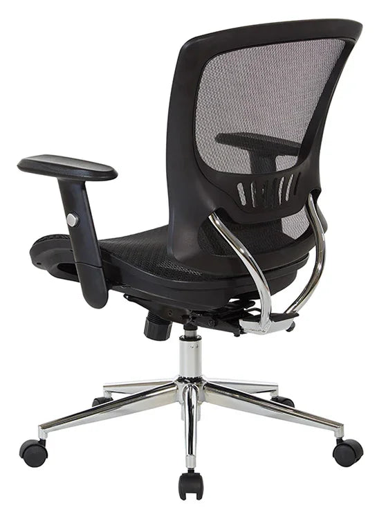 EM98910C - Mesh Seat & Back Chrome Base Manager's Chair by Office Star