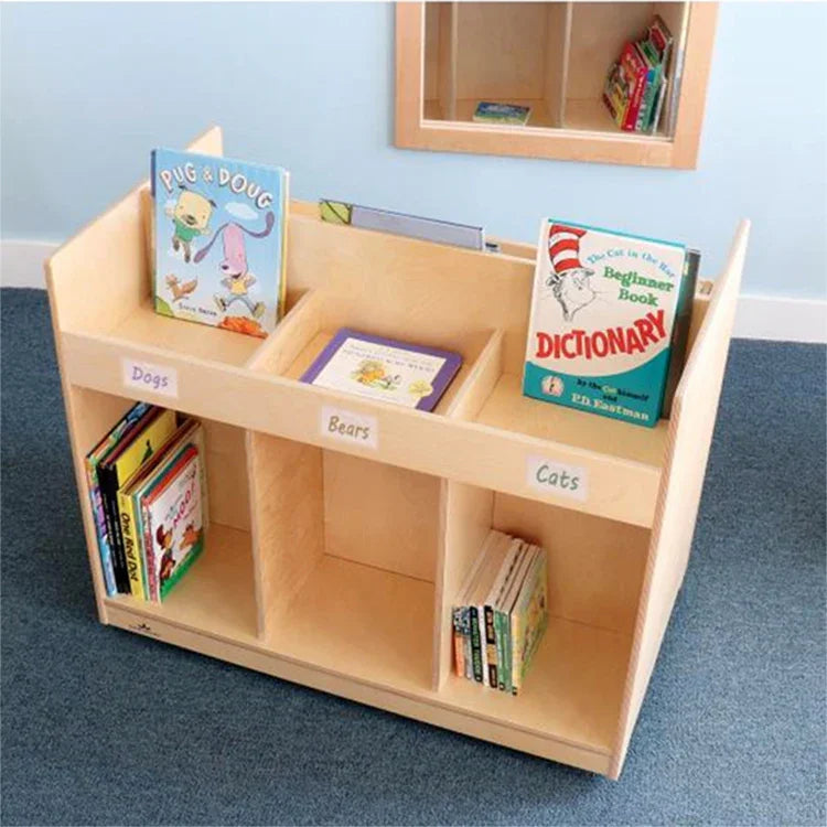 WB1821 - Mobile Library Book Cabinet by Whitney Bros