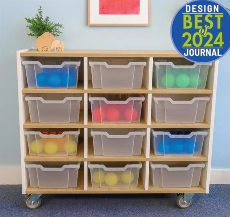 WB1932 - elevatED™ Twelve Tray Mobile Cabinet by Whitney Bros