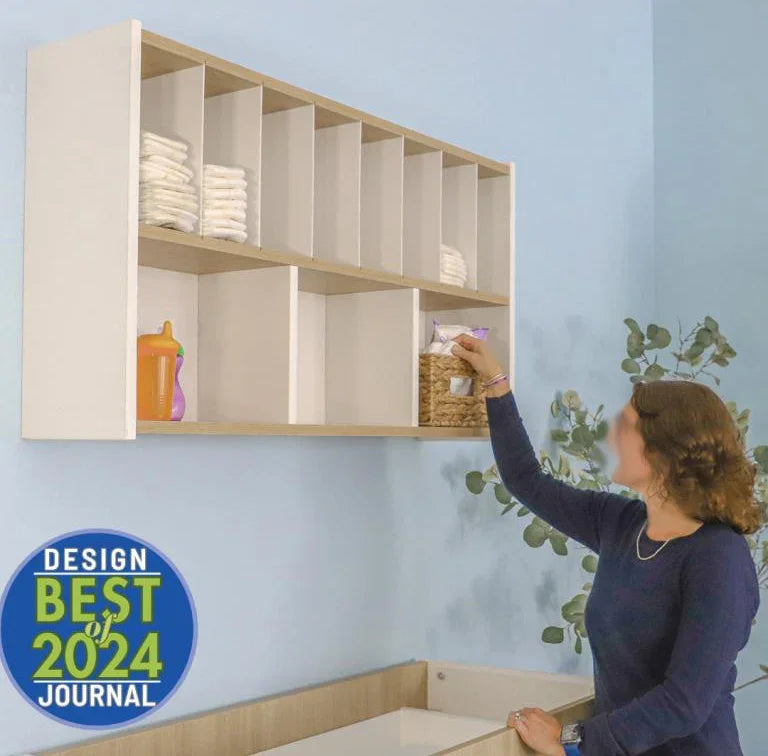 WB1964 - elevatED™ Wall Mount Diaper Supplies Organizer by Whitney Bros
