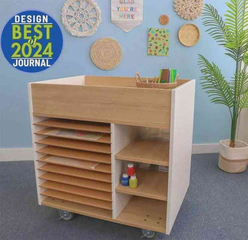 WB1915 - elevatED Art Supply Cart by Whitney Bros