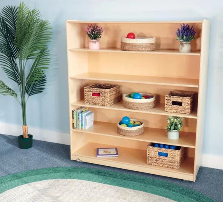 WB1843 - Mobile Five Shelf Cabinet 54"H by Whitney Bros