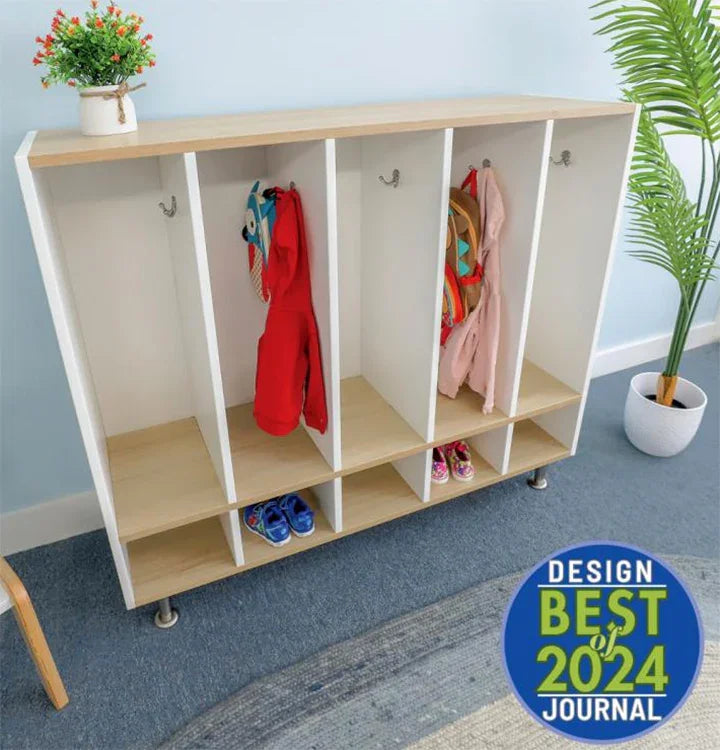 WB1951 - elevatED™ Five Section Coat Locker by Whitney Bros