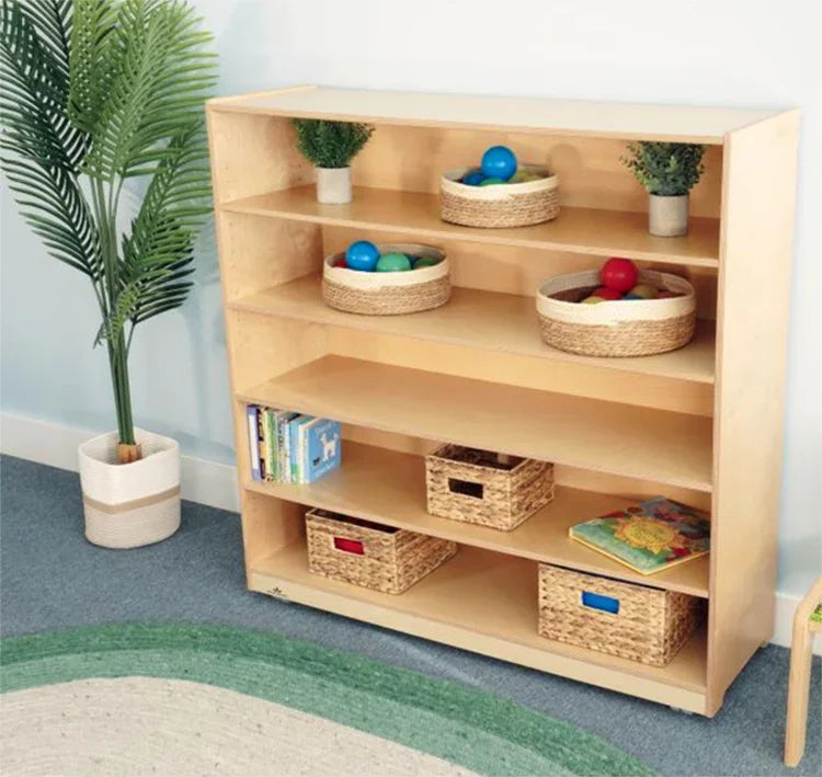 WB1849 - Mobile Five Shelf Cabinet 48"H by Whitney Bros