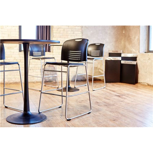 4295 - Vy Bistro Height Sled Base Chair by Safco