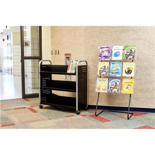 5335 - Scoot™ Double Sided 6 Shelf Book Cart by Safco