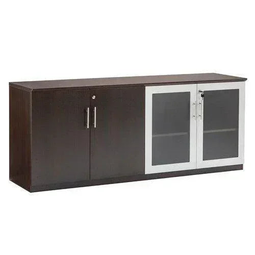 MVLC - Medina Low Wall Cabinet w/ Wood & Glass Doors by Safco