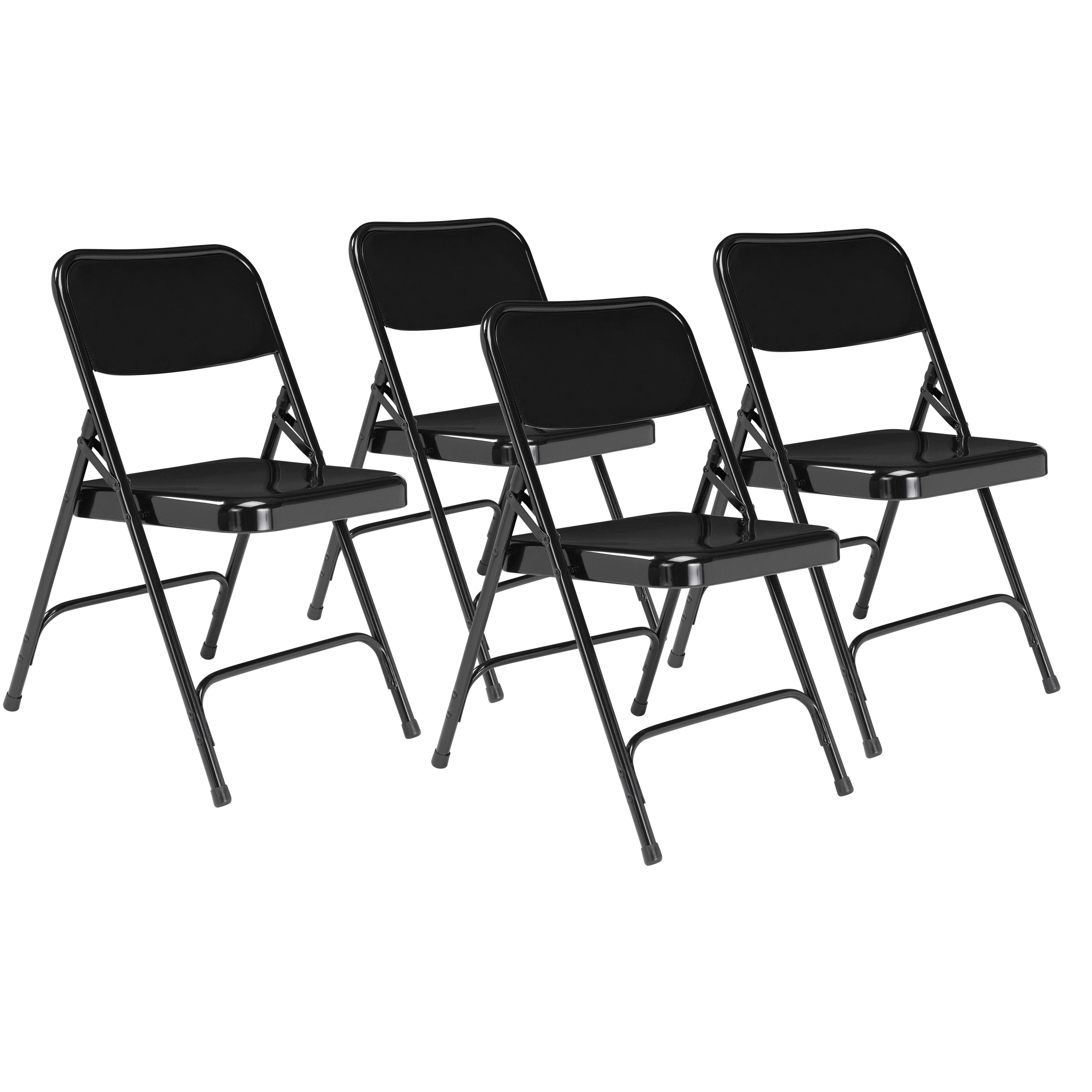 200 - Premium Folding All-Steel Chair by NPS (4 pack)