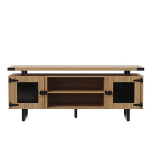 MRLWCGD - Mirella Low Wall Cabinet Glass Doors by Safco