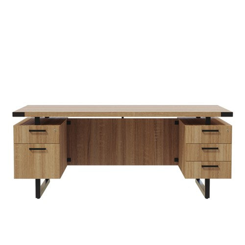 MRDBF7236 - Mirella Freestanding BBB/BF Desk by Mayline