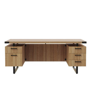 MRDBF7236 - Mirella Freestanding BBB/BF Desk by Mayline
