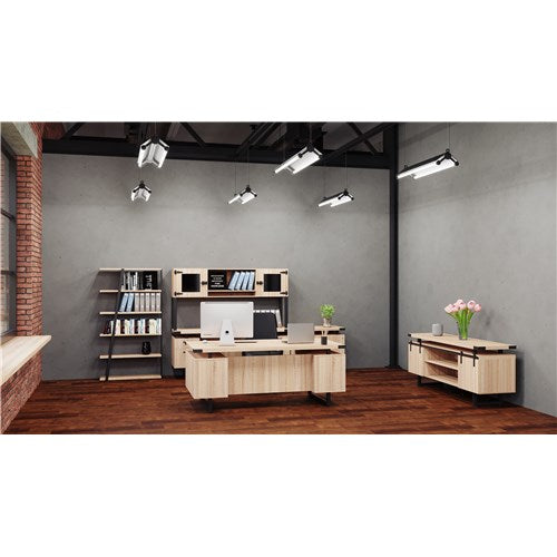MRLWCWD - Mirella Low Wall Cabinet Wood Doors by Safco