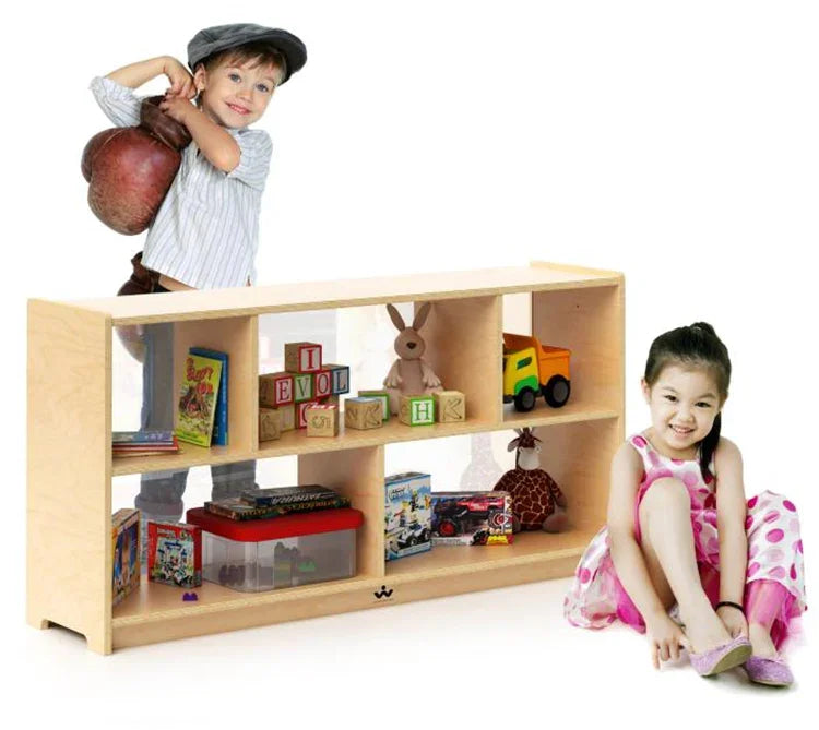 WB1791 - Acrylic Back Storage Cabinet 24"H by Whitney Bros