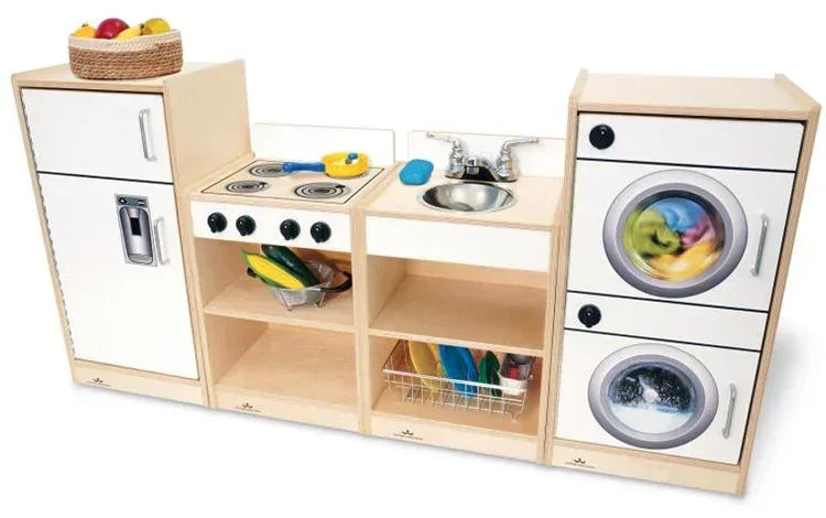 WB7245 - Play Toddler Refrigerator-White by Whitney Bros