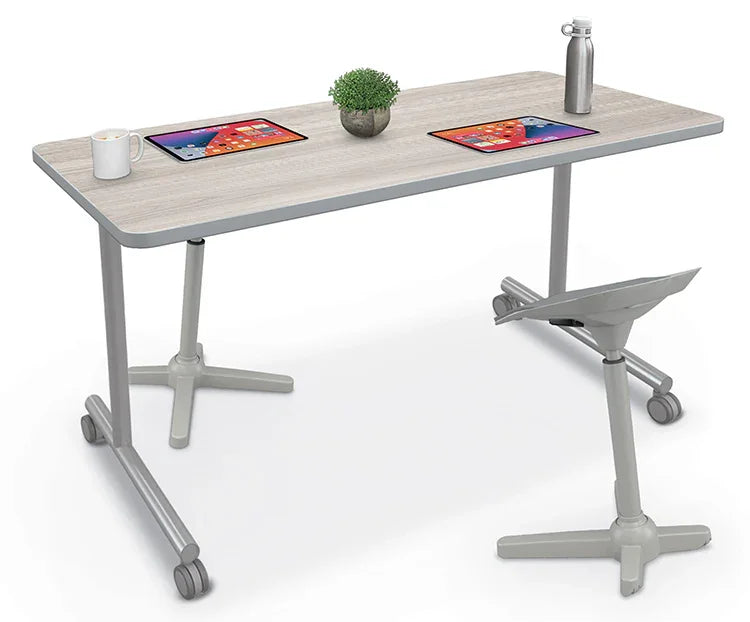 IN1C - Mooreco Inklüd 20"D Folding/Nesting Flip Top Training Tables