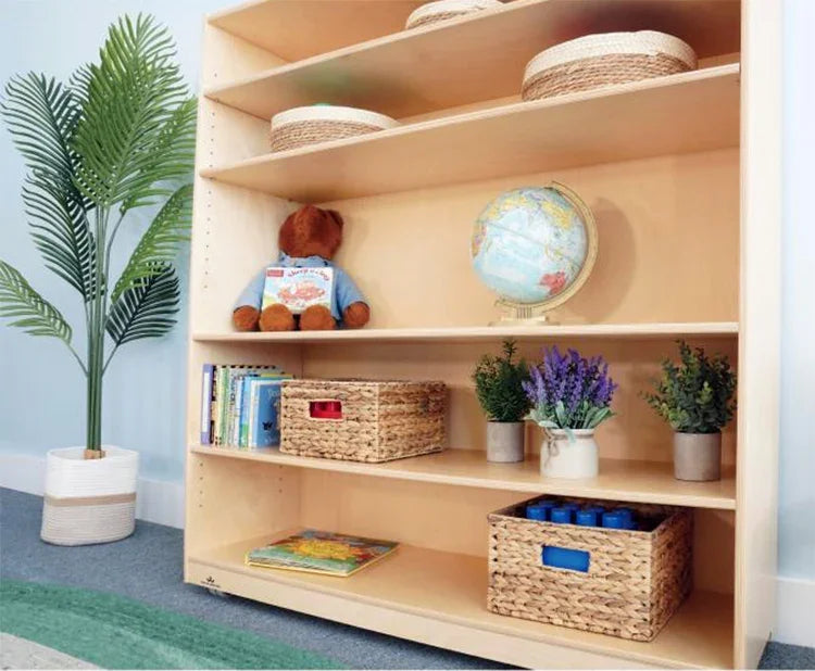 WB1843 - Mobile Five Shelf Cabinet 54"H by Whitney Bros