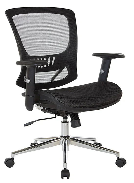 EM98910C - Mesh Seat & Back Chrome Base Manager's Chair by Office Star