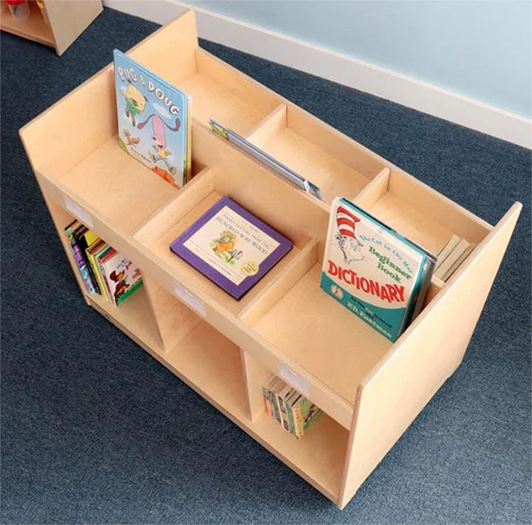 WB1821 - Mobile Library Book Cabinet by Whitney Bros