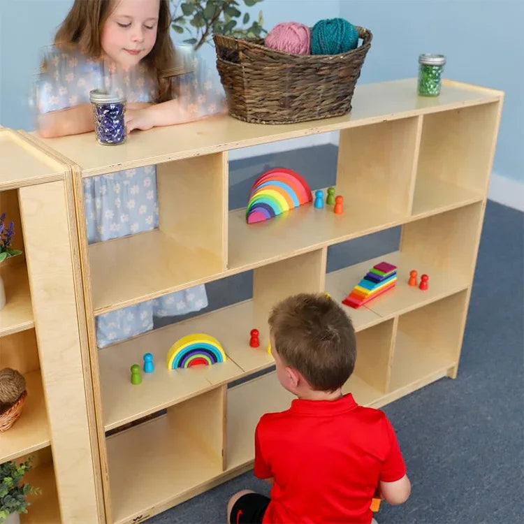 WB1797 - Acrylic Back Storage Cabinet 36"H by Whitney Bros