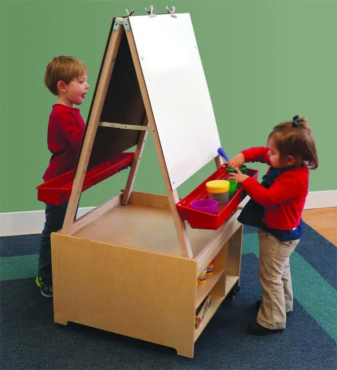 WB1868 - Mobile Art Center - Two Station Set by Whitney Bros