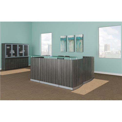 MNRSL - Medina 'L' Shape Reception Desk by Safco