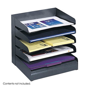 3127 - Steel Desk Tray Sorter 5 Shelf by Safco