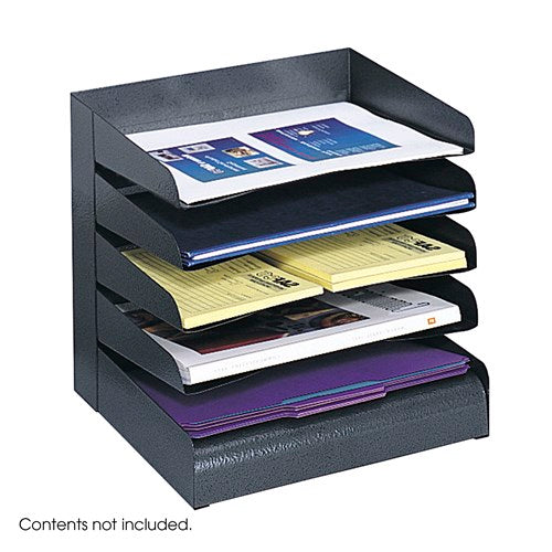 3127 - Steel Desk Tray Sorter 5 Shelf by Safco