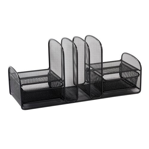 3263 - Onyx Three Upright Sections/Two Baskets by Safco
