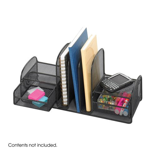 3263 - Onyx Three Upright Sections/Two Baskets by Safco