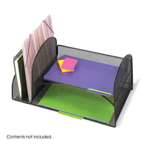 3264 - Onyx Two Upright/Two Horizontal Sections  by Safco