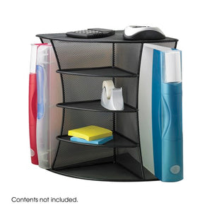 3261 - Onyx Mesh Desk Corner Organizer  by Safco