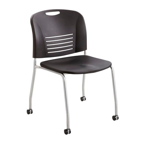 4291 - Vy Straight Leg w/ Caster Stack Chair (2-Pack) by Safco