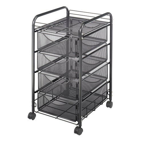 5214 - Onyx™ Mesh Cart with 4 Drawers by Safco