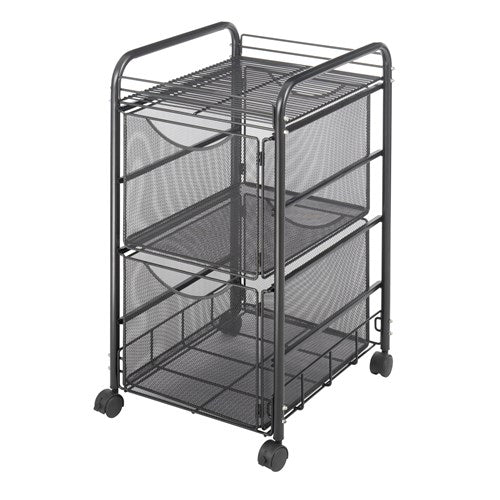 5212 - Onyx™ Mesh File Cart with 2 File Drawers by Safco