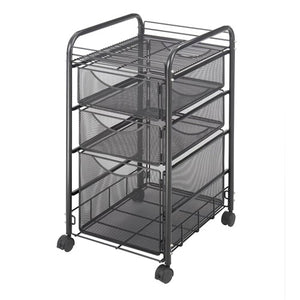 5213 - Onyx™ Mesh File Cart with 3 Drawers by Safco