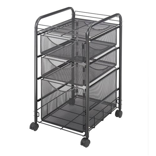 5213 - Onyx™ Mesh File Cart with 3 Drawers by Safco
