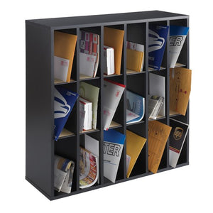 7765 - Wood 18 Compartment Mail Sorter by Safco