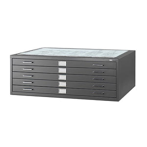4998 - 5-Drawer Steel Flat File for 48" x 36" Documents by Safco
