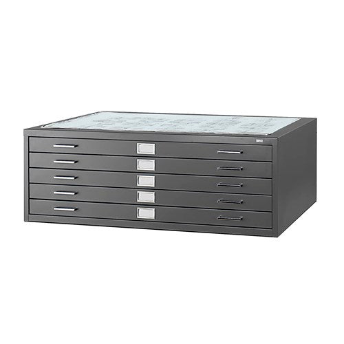4998 - 5-Drawer Steel Flat File for 48" x 36" Documents by Safco