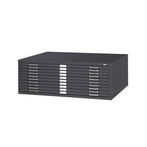 4986 - 10-Drawer Steel Flat File for 30" x 42" Documents by Safco