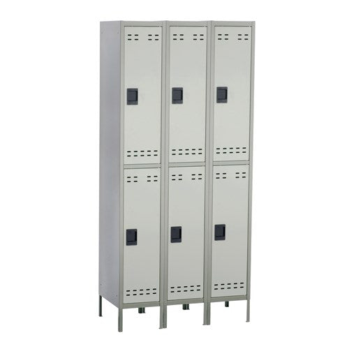 5526 -Double Tier Lockers, Triple Unit  by Safco