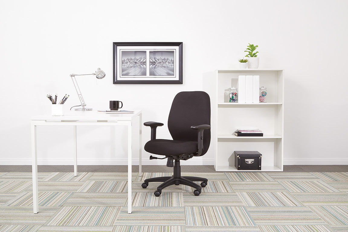 3121D - Mid Back 2-to-1 Synchro Tilt Ergonomic Chair in Dillon Antimicrobial by OSP